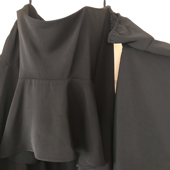 Shona Joy Cassiopea Layered Frill Maxi Dress Size 4. - Picture 9 of 9